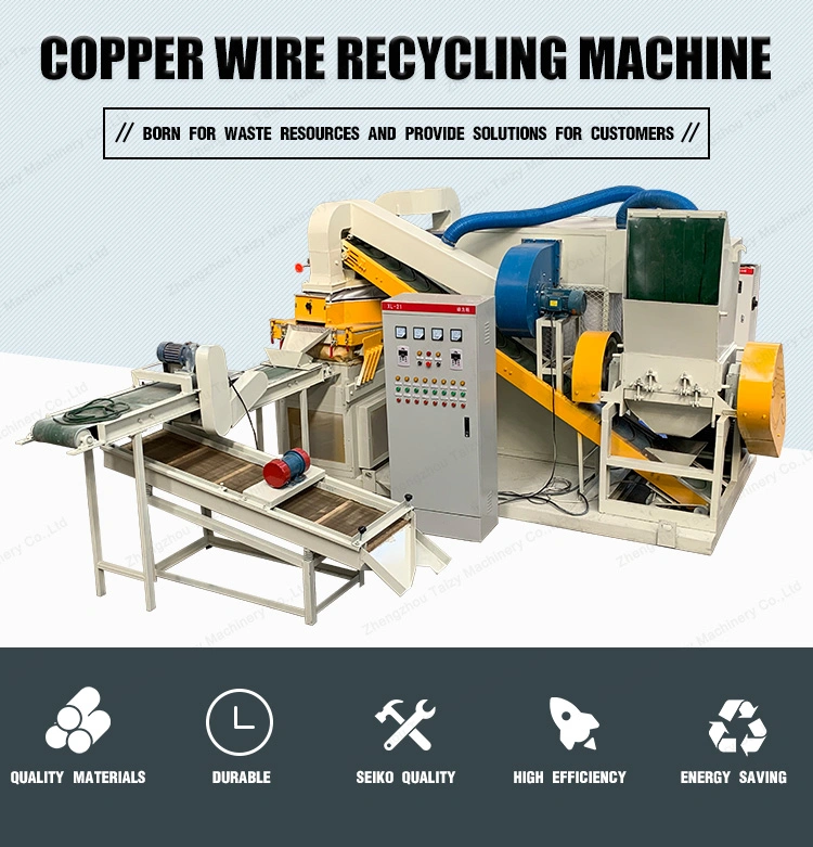 Automatic Wire Granulator Scrap Metal Copper Cable Machine