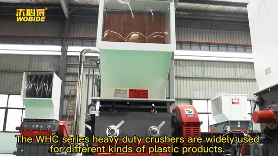 (WHC600/350) Plastic Recycling Machine Plastic Bottle Crusher Machine